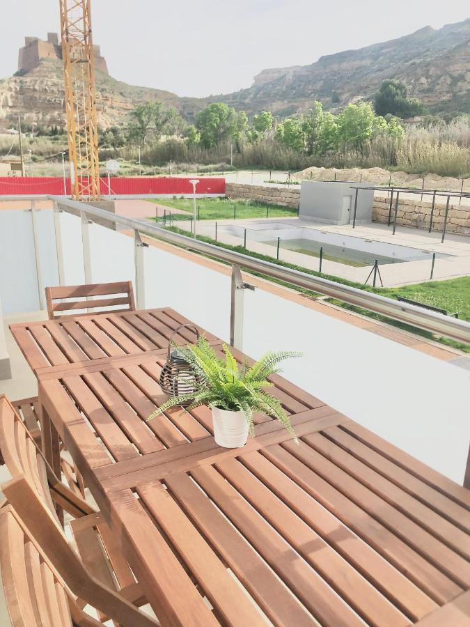 Precioso Piso Monzon Terraza, Parking,Piscina,Zona De Juegos Bagian luar foto
